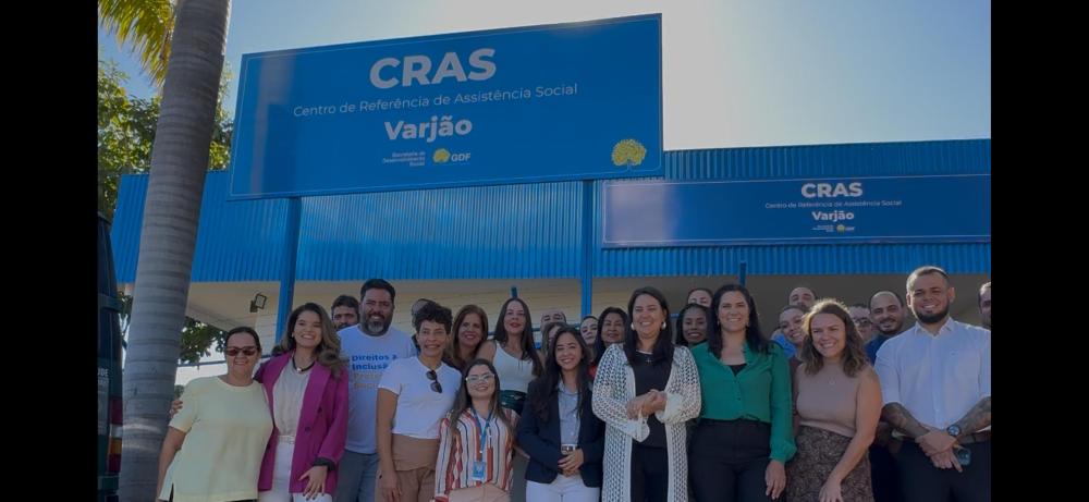 Capa da notícia: Cras do Varjão é contemplado com obras para atendimento a 6 mil famílias